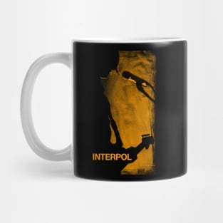 Interpol || Orange Retro Fan Art Design Mug